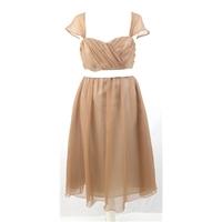 Patricia Brazier - 32 Inch Chest - Apricot Fawn - Bridesmaid Dress