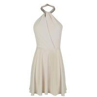 PATRIZIA PEPE Embellished Halter Dress