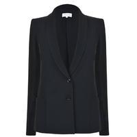 patrizia pepe pleat insert blazer