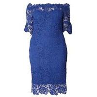 paper dolls crochet dress blue