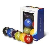 Pack Of 6 Keep Calm Golf Balls