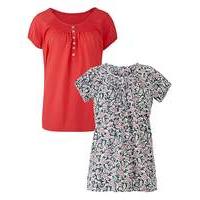 Pack of 2 Short Sleeve Gypsy Tops