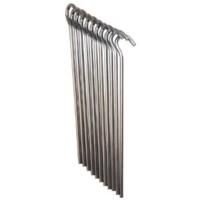 Pack Of 10 Steel Tent Pegs