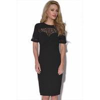 Paper Dolls Pleated Front Lace Dress
