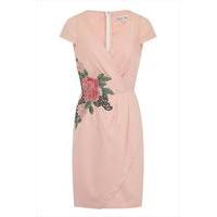 Paper Dolls Blush Rose Applique Dress