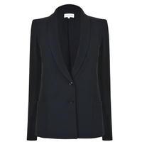 patrizia pepe pleat insert blazer