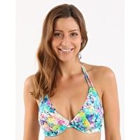 Paradise Island Underwired Bandless Halter Top - Fondant