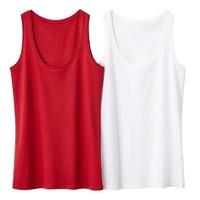Pack of Organic Cotton Vest Tops
