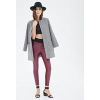 Paneled Faux Leather Pants