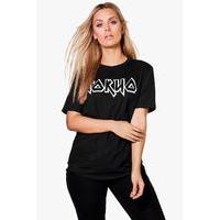 paige tokyo printed tee black