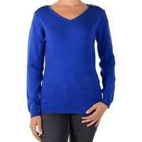 pascal morabito pullover with gift box mfp 915 blue womens sweater in  ...