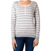 Pascal Morabito Pullover MFP 209 Gray / Pink women\'s Sweater in grey