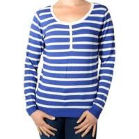 pascal morabito pullover mfp 209 blue ecru womens sweater in blue