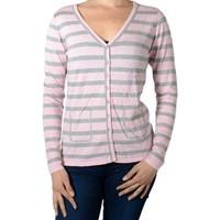 pascal morabito vest mfp 205 pink grey womens cardigans in pink