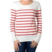 pascal morabito pullover mfp 210 ecru red womens sweater in beige