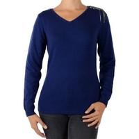 Pascal Morabito Pullover With Gift Box MFP 912 Navy women\'s Sweater in blue