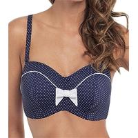 Panache Britt, Navy Spot Panache Britt Bandeau Top