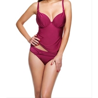 Panache Halle, Cranberry Halle Tankini Top, Cranberry