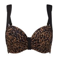 Panache Savannah, Animal Print Panache Savannah Underwire Bikini Top