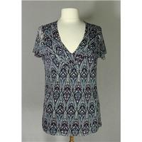 Patterned top Espirit - Size: XL - Blue - Short sleeved shirt