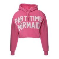 part time mermaid crop hoodie size size 8