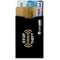 PACSAFE RFIDSLEEVE 25 RFID BLOCKING CREDIT CARD SLEEVE (BLACK) X2