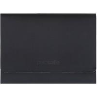 pacsafe rfidsafe tec trifold wallet black