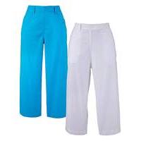 Pack Of 2 Crop Trousers