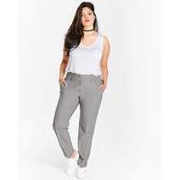 Paperbag Waist Tapered Trousers Reg