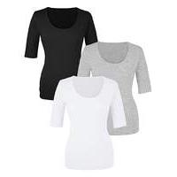 pack of 3 short sleeve t shirts