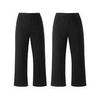 Pack 2 Jersey Crop Trousers Regular