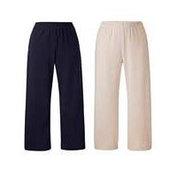 Pack 2 Jersey Crop Trousers Regular