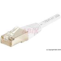 patch cord rj45 cat6 sftp white 10 m full copper