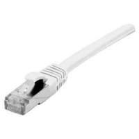 Patch Cord Rj45 Cat.6a S/ftp Lszh Snagless White- 1 M Full Copper