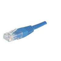 Patch Cord Rj45 Cat.6 U/utp Blue- 0.30 M Copper/aluminium