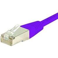 Patch Cord Rj45 Cat.6 S/ftp Purple- 1.50 M Full Copper