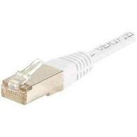 patch cord rj45 cat6 futp white 1 m full copper