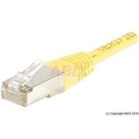 Patch Cord Rj45 Cat.5e F/utp Yellow- 0.30 M Copper/aluminium