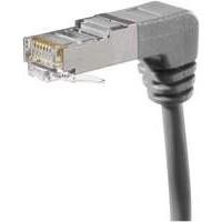 Patch Cord Rj45 Cat.5e F/utp Angled Down Grey - 1 M Full Copper