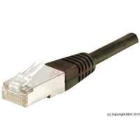 Patch Cord Rj45 Cat.5e F/utp Black - 0.15 M Full Copper