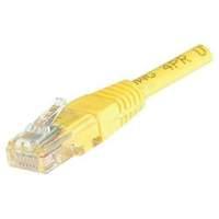 Patch Cord Rj45 Cat.5e U/utp Yellow- 1 M Full Copper