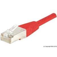 Patch Cord Rj45 Cat.5e F/utp Red- 0.50 M Copper/aluminium