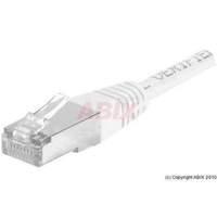 Patch Cord Rj45 Cat.6a F/utp White- 0.15 M Full Copper