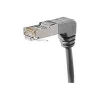 Patch Cord Rj45 Cat.5e F/utp Angled Down Grey - 2 M Full Copper