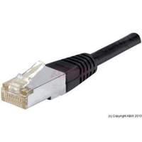 Patch Cord Rj45 Cat.6a F/utp Black- 0.30 M Full Copper