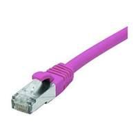 Patch Cord Rj45 Cat.6 F/utp Lszh Snagless Pink- 0.50 M Full Copper