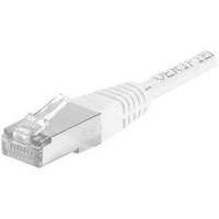 Patch Cord Rj45 Cat.6a F/utp White- 15 M Full Copper