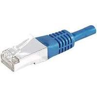 Patch Cord Rj45 Cat.6 S/ftp Blue- 0.50 M Full Copper