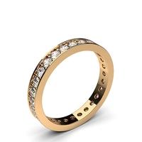 Pave Setting Full Eternity Diamond Ring