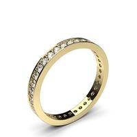 Pave Setting Full Eternity Diamond Ring